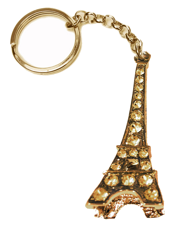 Wholesale KEYCHAIN EIFFEL TOWER 3D GOLD Ace Giftware Fieldfolio