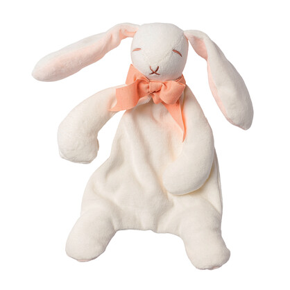 Gift Boxed Organic Newborn Soft Toy Comforter Pink Bunny