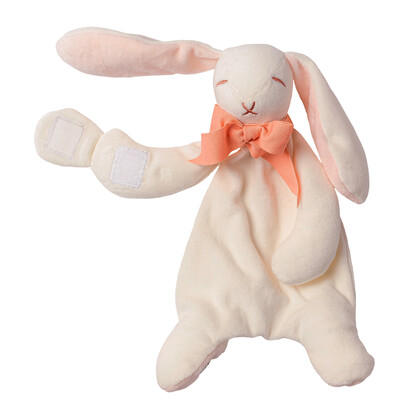 Gift Boxed Organic Newborn Soft Toy Comforter Pink Bunny