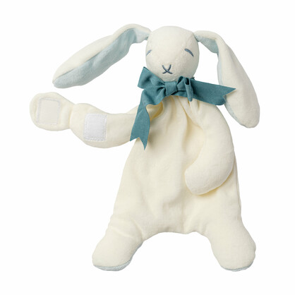 Gift Boxed Organic Newborn Baby Comforter Blue Bunny