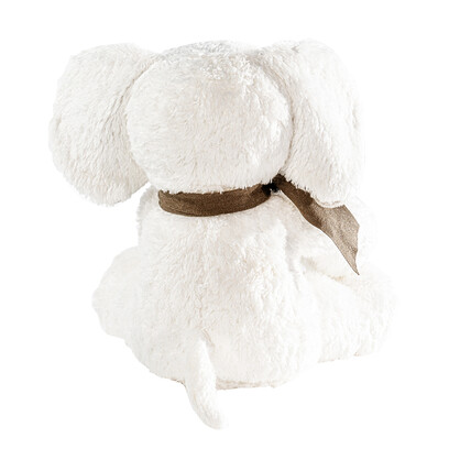 Gift Boxed Organic Fluffy Soft Toy White Elephant