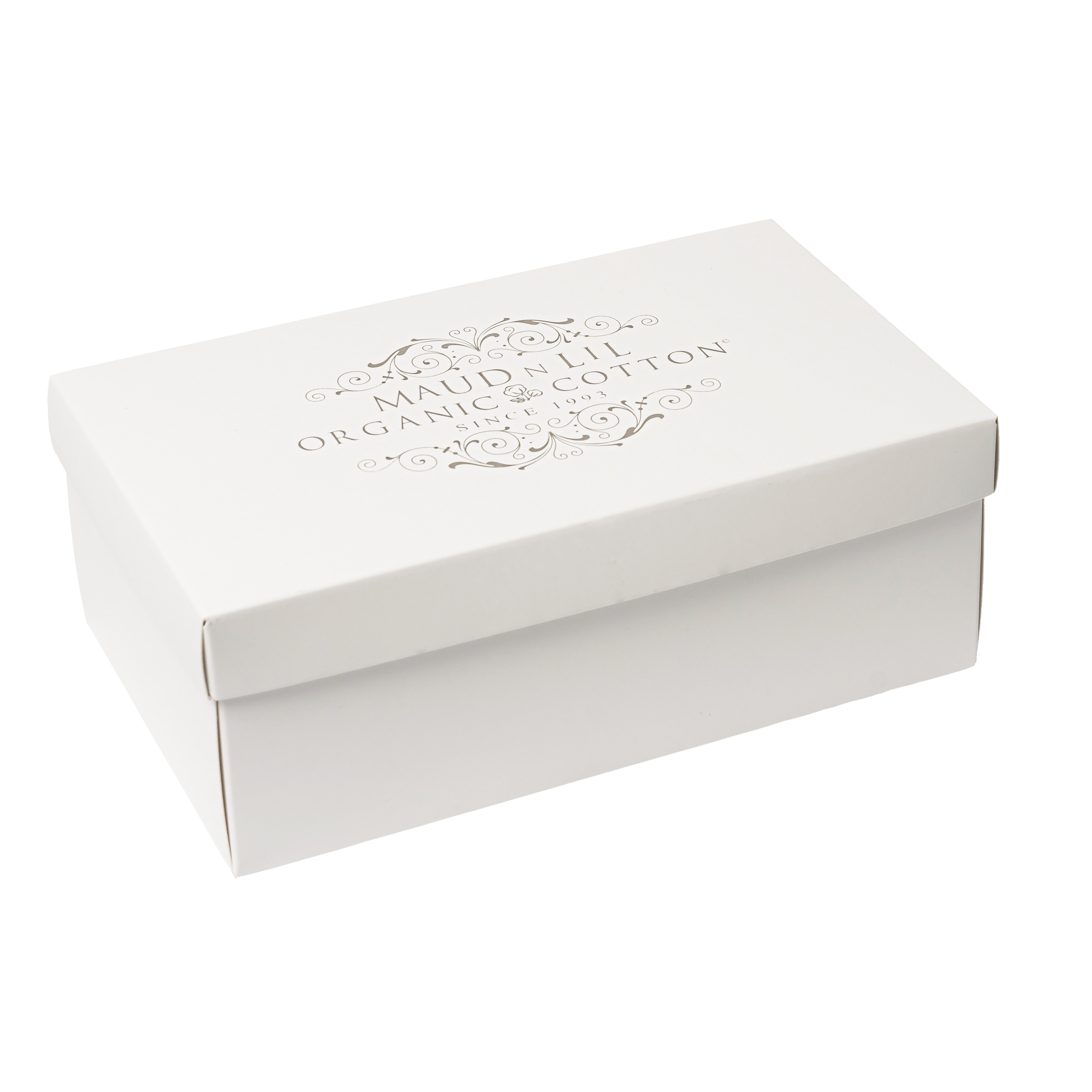 Gift Boxed Organic Fluffy Lamb Comforter - White/ Peach