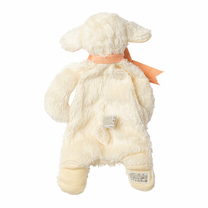 Backing Card Organic Lamb Comforter white/ peach