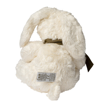 Gift Boxed Organic Fluffy Soft Toy White Bunny