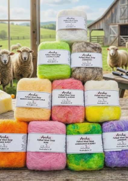 Aroha Felted Soaps