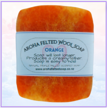 Felted Soap - Mango
