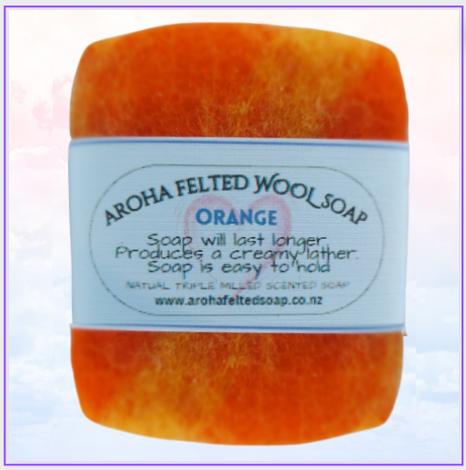 Felted Soap - Mango