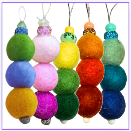 Woolly Balls Car Diffuser x 12 sets