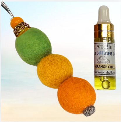 Woolly Balls Car Diffuser x 12 sets
