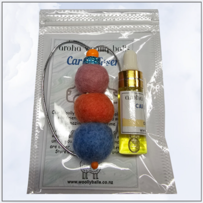 Woolly Balls Car Diffuser x 12 sets