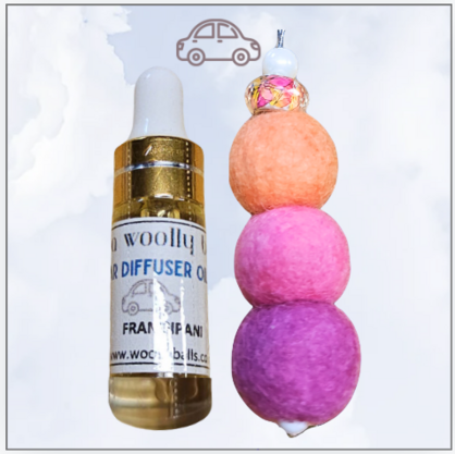 Woolly Balls Car Diffusers x 50 sets