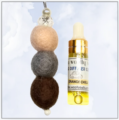 Woolly Balls Car Diffusers x 50 sets