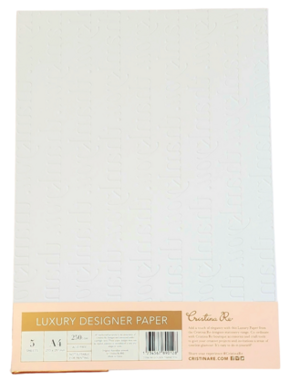 Cristina Re - A4 Paper - Thank You Gold (5 Pack)