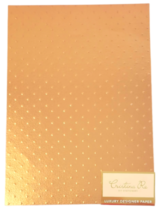 Cristina Re - A4 Paper - Studded Copper (5 Pack)