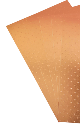 Cristina Re - A4 Paper - Studded Copper (5 Pack)