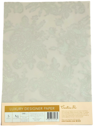 Cristina Re - A4 Paper - Botanical Floral (5 Pack)