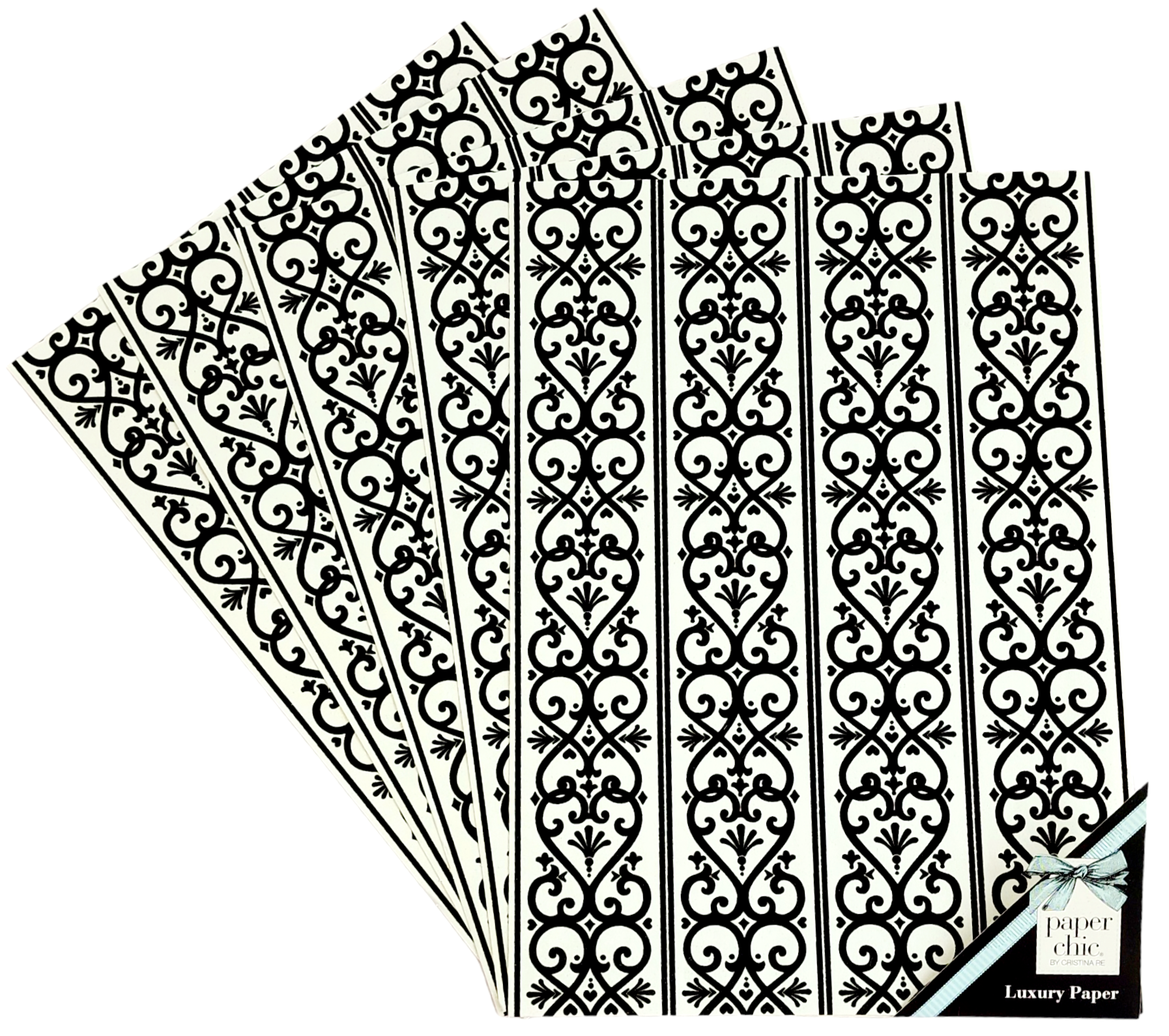 Cristina Re - A4 Paper - Deco Noir (5 Pack)