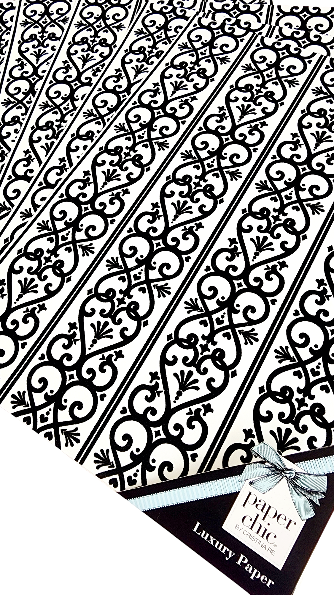 Cristina Re - A4 Paper - Deco Noir (5 Pack)