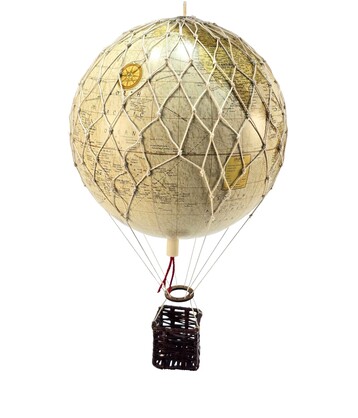 Balloon Globe, Ivory, 30cm