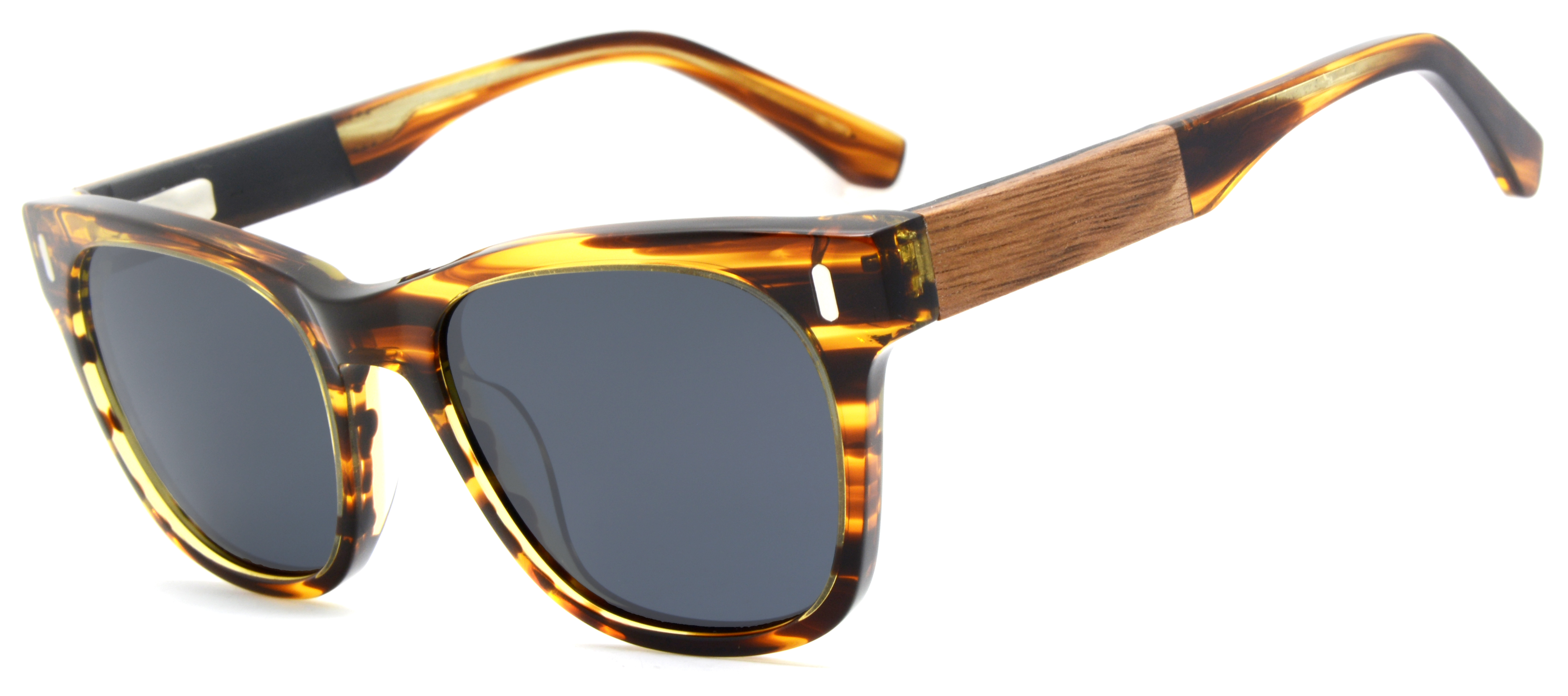 Rockstar Acetate Wood Sunglasses
