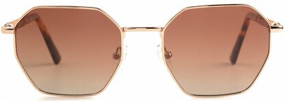 Halle - Monel & Wood Sunglasses
