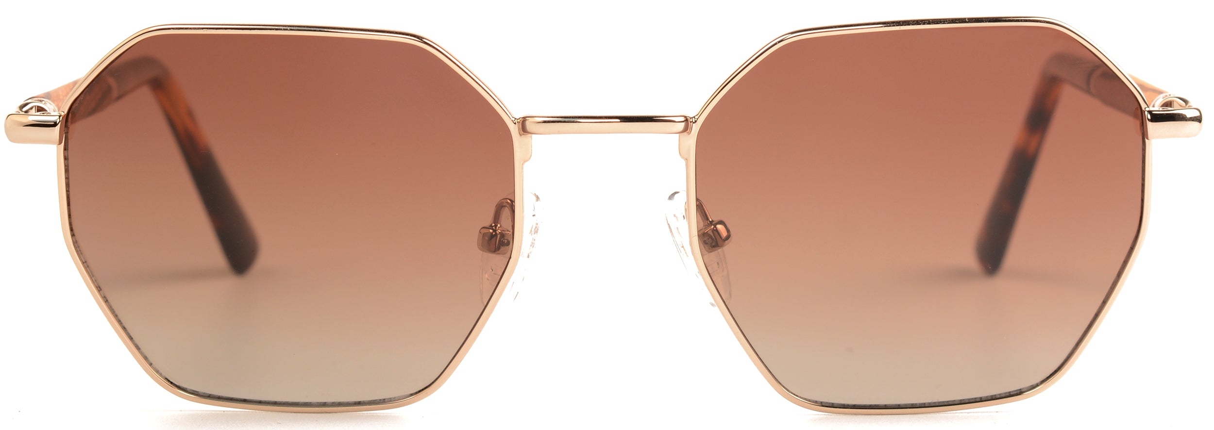 Halle - Monel & Wood Sunglasses