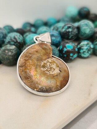Kalash Gemstone Pendant - Ammonite 4