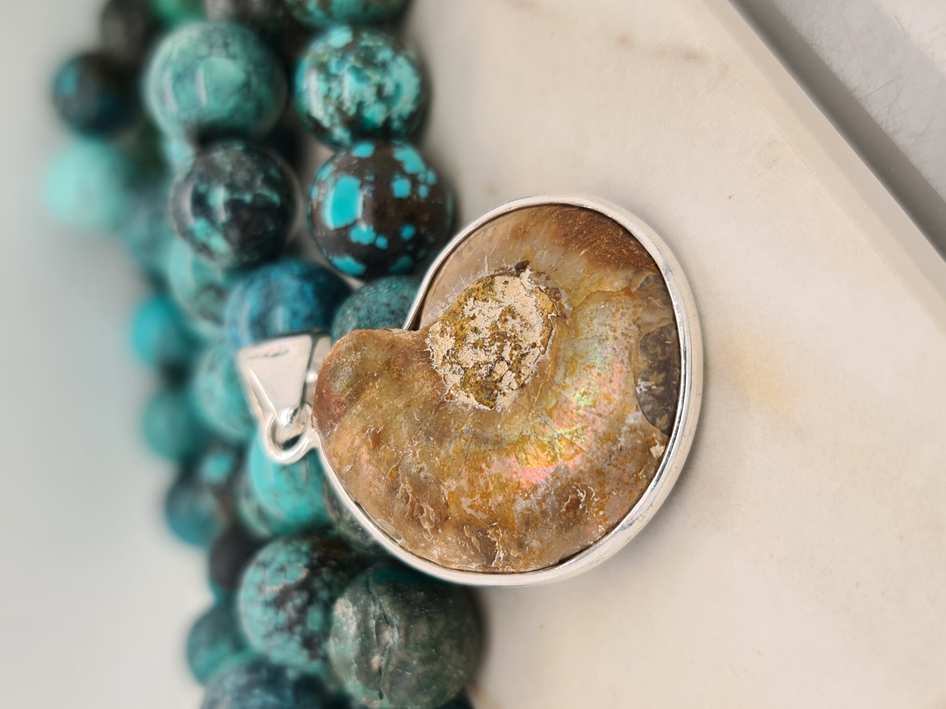 Kalash Gemstone Pendant - Ammonite 4