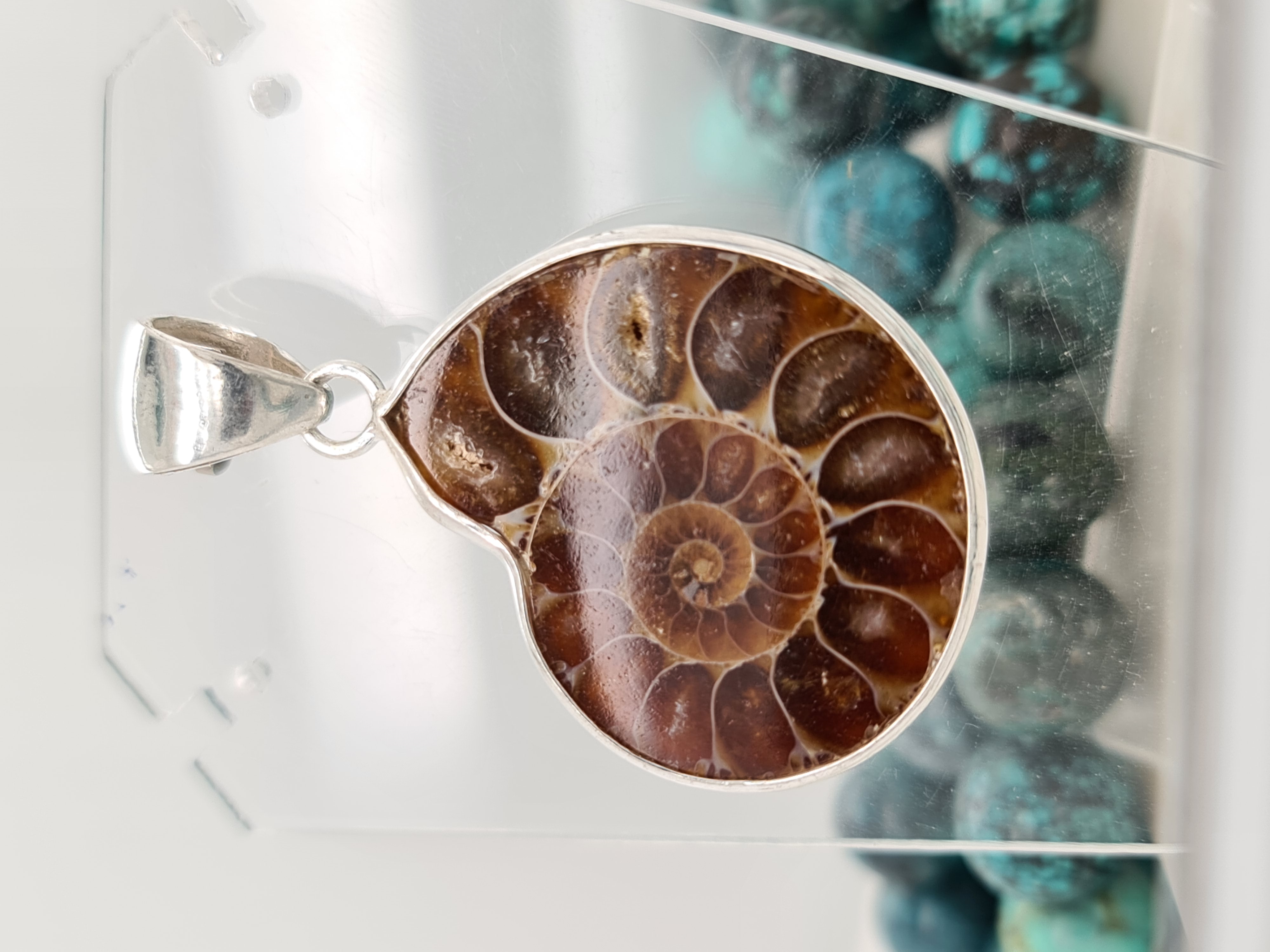 Kalash Gemstone Pendant - Ammonite 4