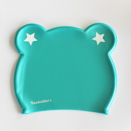 Turquoise Shimmer Stars Kids' Swimcap