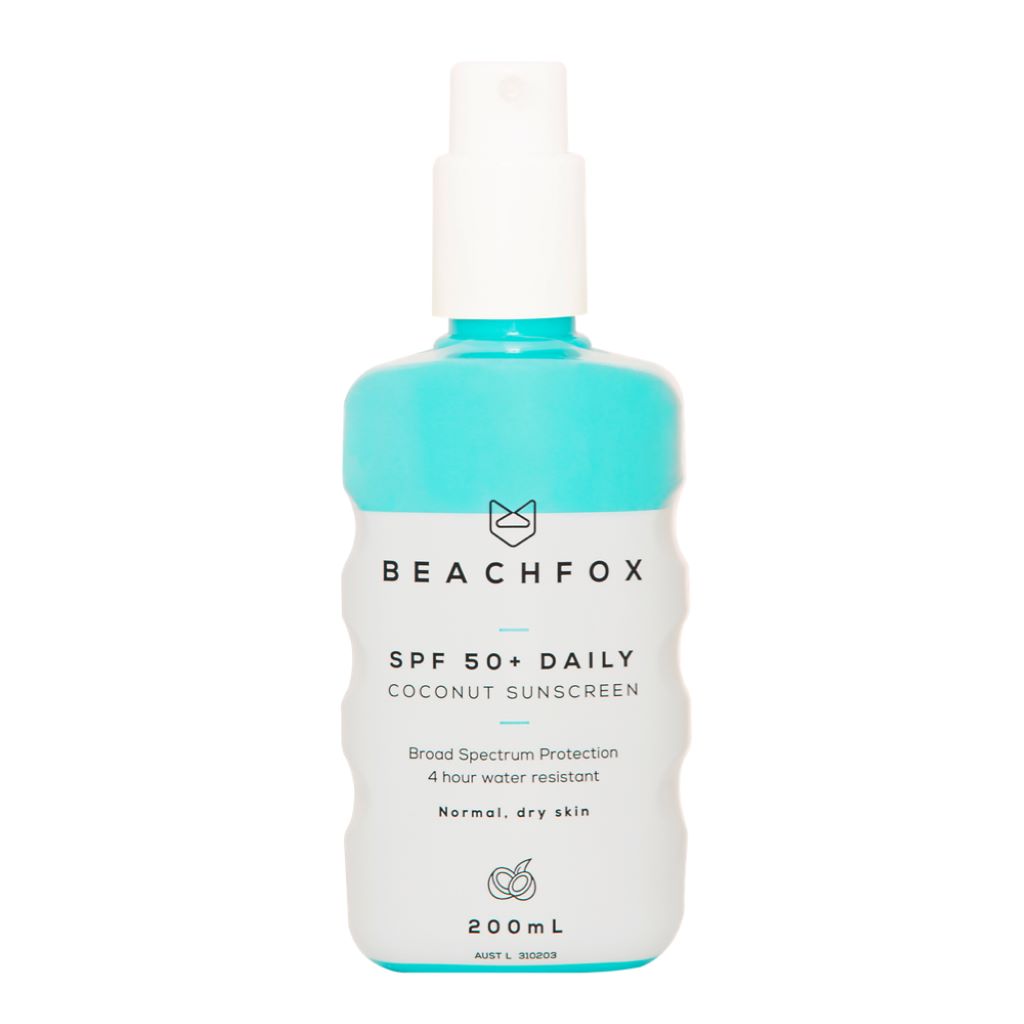 Beachfox SPF 50+ Daily Coconut Sunscreen