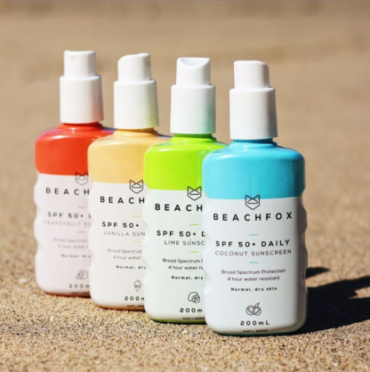 Beachfox SPF 50+ Daily Coconut Sunscreen