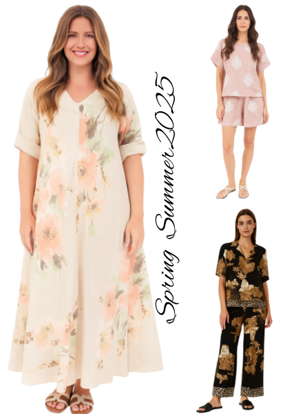 Vera May Italian Made Linen & Silk