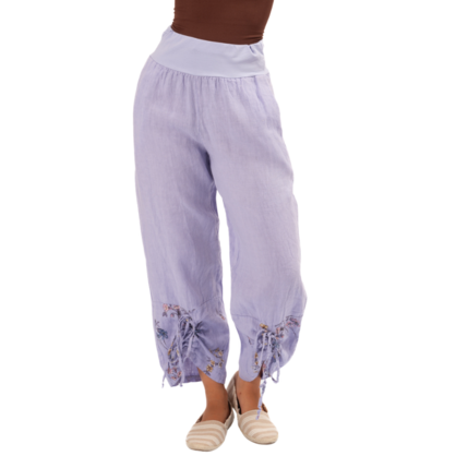6402 ITALIAN LINEN PANT - 3 COLOURS