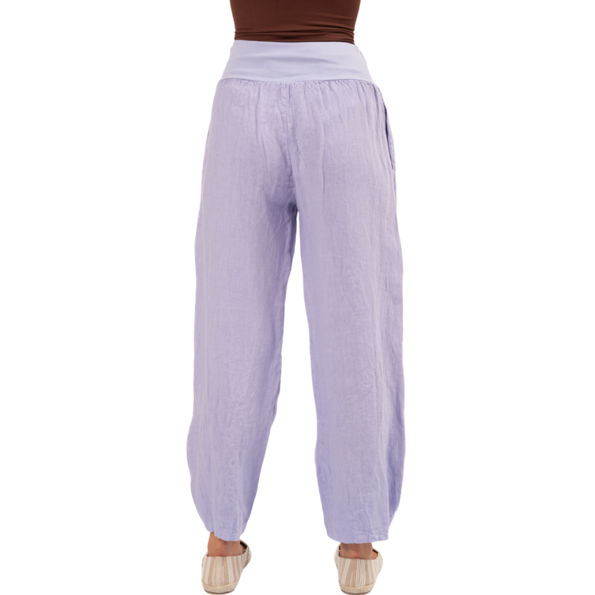 6402 ITALIAN LINEN PANT - 3 COLOURS