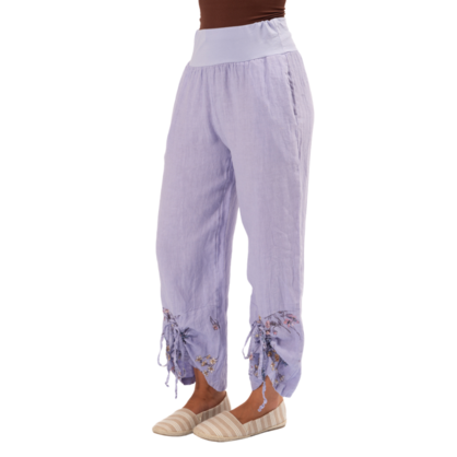 6402 ITALIAN LINEN PANT - 3 COLOURS
