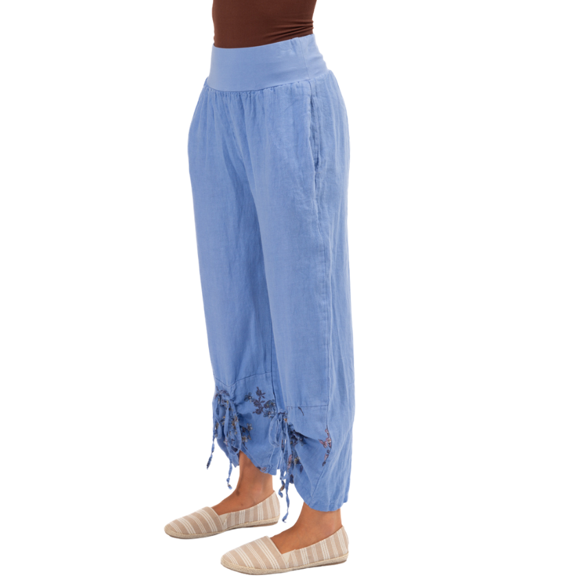 6402 ITALIAN LINEN PANT - 3 COLOURS