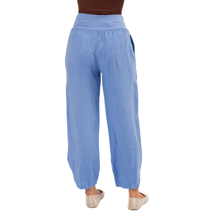 6402 ITALIAN LINEN PANT - 3 COLOURS