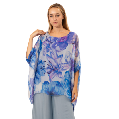 2780-3 ITALIAN SILK TOP - 2 COLOURS