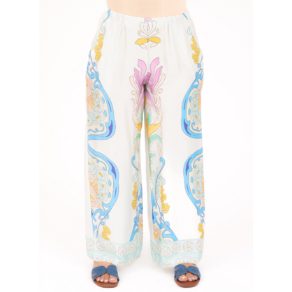 6390/6663 BIANCO VISCOSE SET (TOP/PANT)