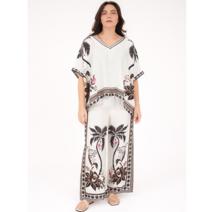 6658/6661 BIANCO VISCOSE SET O/S