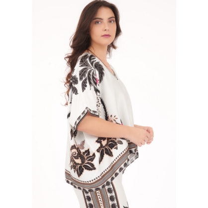 6658/6661 BIANCO VISCOSE SET O/S