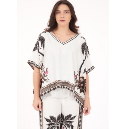 6658/6661 BIANCO VISCOSE SET O/S