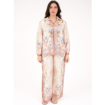 6659/66572 ROSE VISCOSE SET O/S