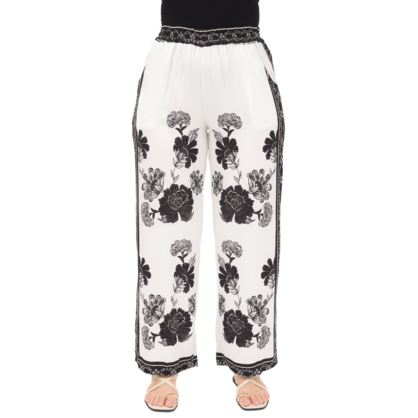 6660/66573 BIANCO VISCOSE SET (TOP/PANT) (S)
