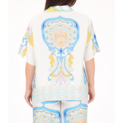 6730/6663 BIANCO VISCOSE SET (TOP/PANT)