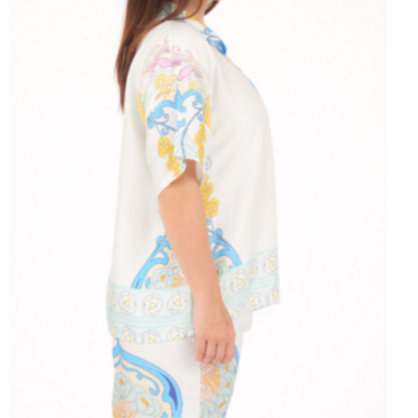 6730/6663 BIANCO VISCOSE SET (TOP/PANT)