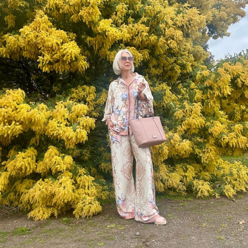 6659/66572 ROSE VISCOSE SET O/S