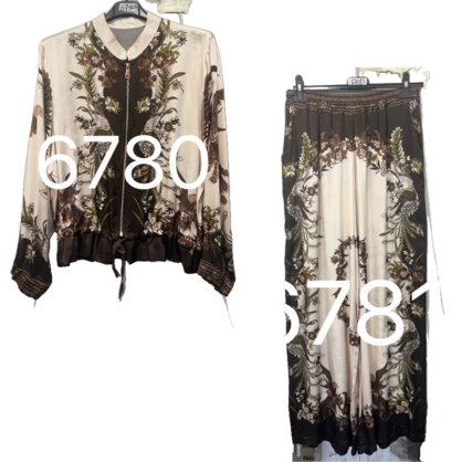 6780 6781 VISCOSE SET CIOCCOLATO ONE SIZE