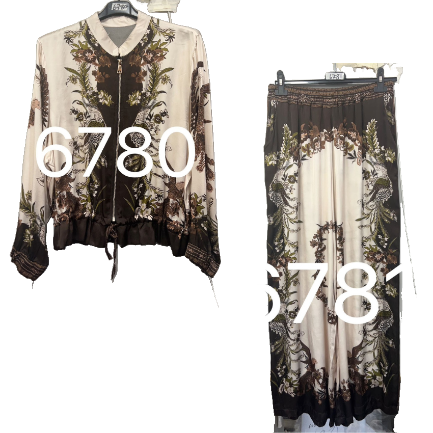 6780 6781 VISCOSE SET CIOCCOLATO ONE SIZE